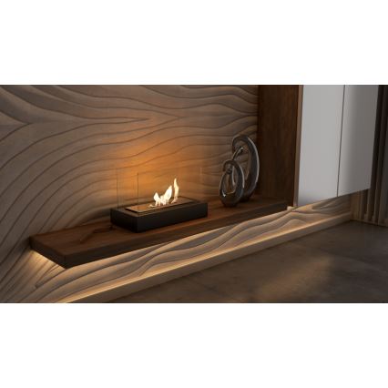 Kratki - BIO pejs 21,8x35,4 cm 1 kW sort