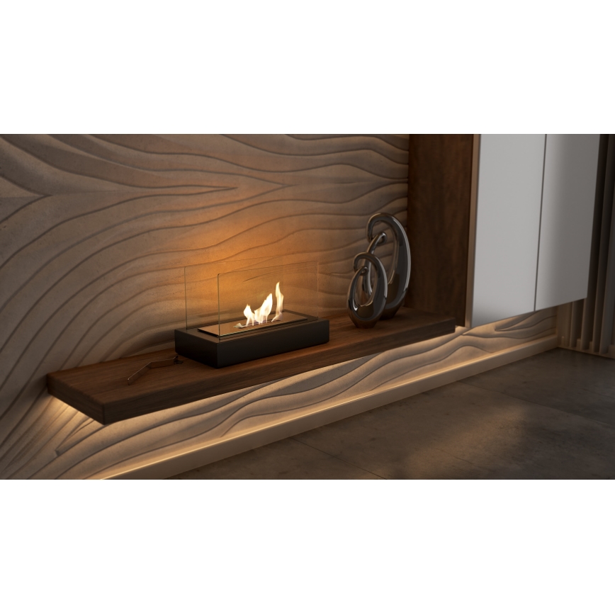 Kratki - BIO pejs 21,8x35,4 cm 1 kW sort