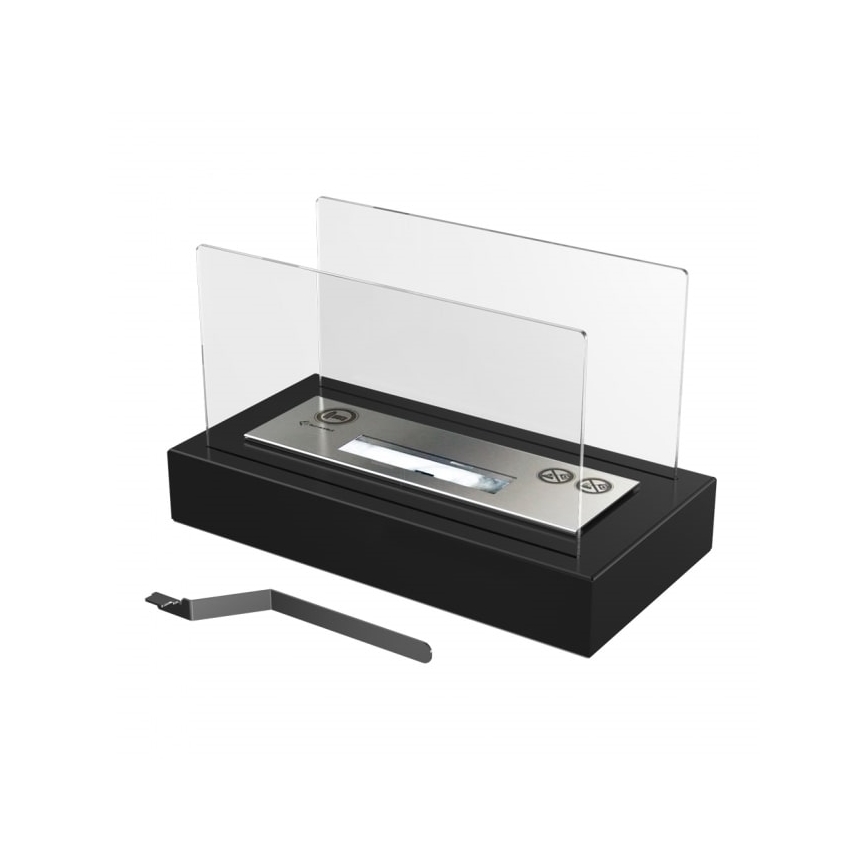 Kratki - BIO pejs 21,8x35,4 cm 1 kW sort