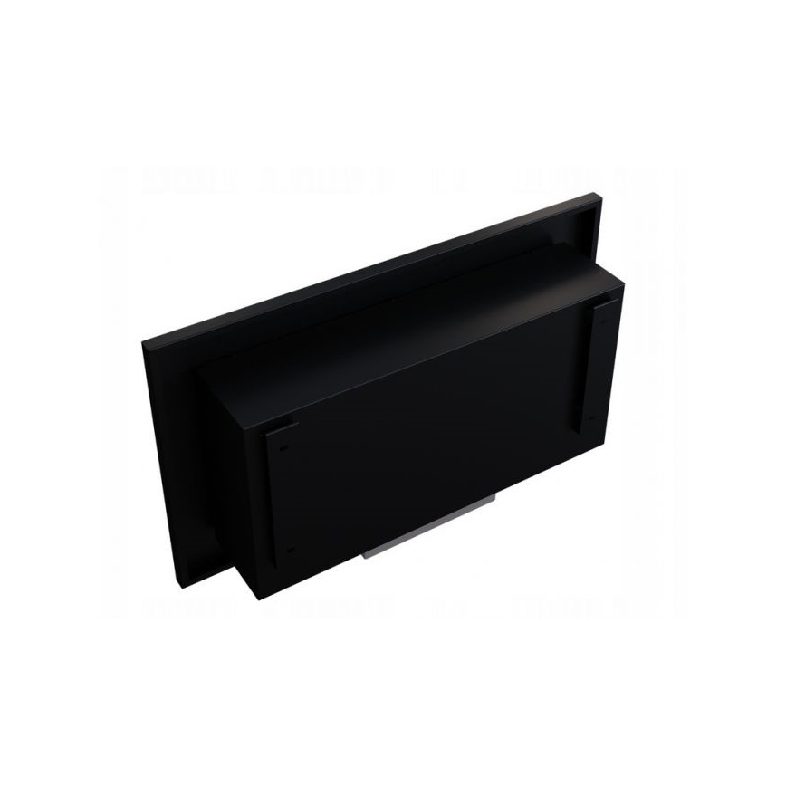 Kratki - Indbygget biopejs 37,4x64,8 cm 1kW sort