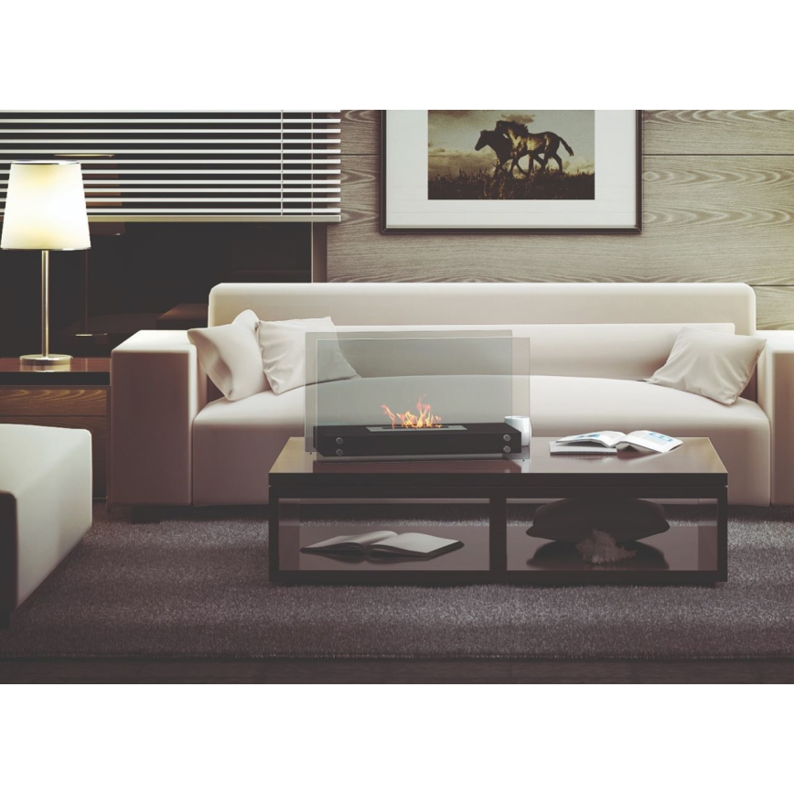 Kratki - BIO pejs 40,2x70 cm 2 kW sort