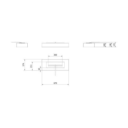 Kratki - Biopejs 10x67 cm 3kW sort