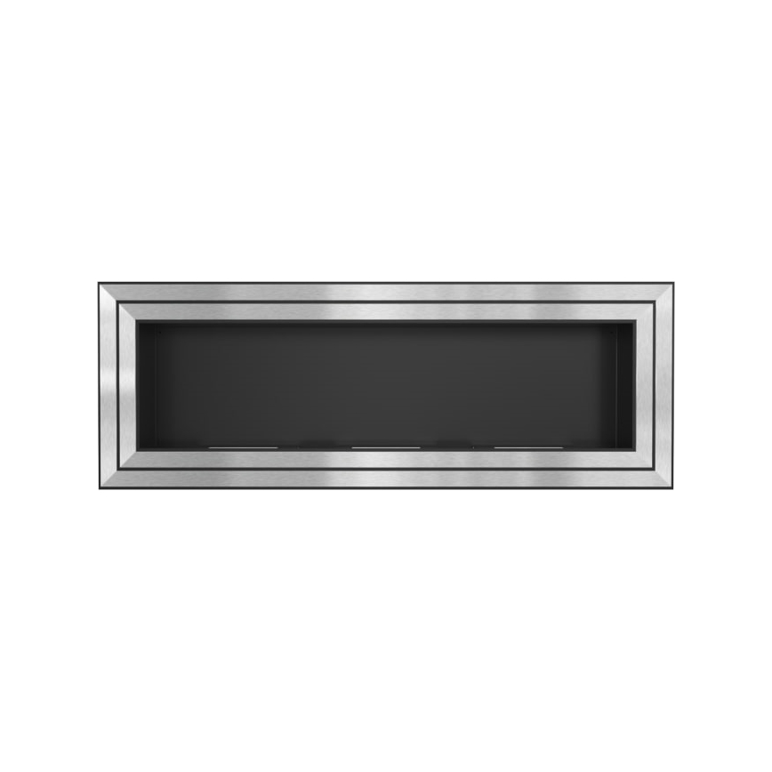 Kratki - Indbygget Biopejs 65x180 cm 3x2,5kW skinnende krom
