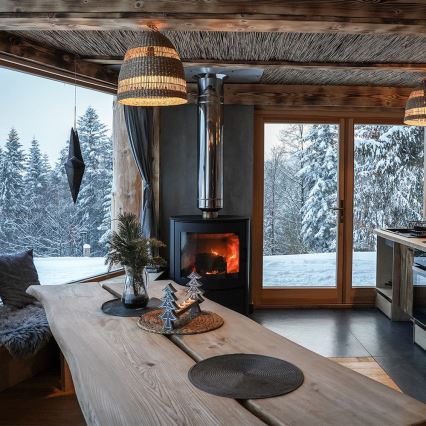 Kratki - Brændeovnsstålovn 10 kW 150 mm