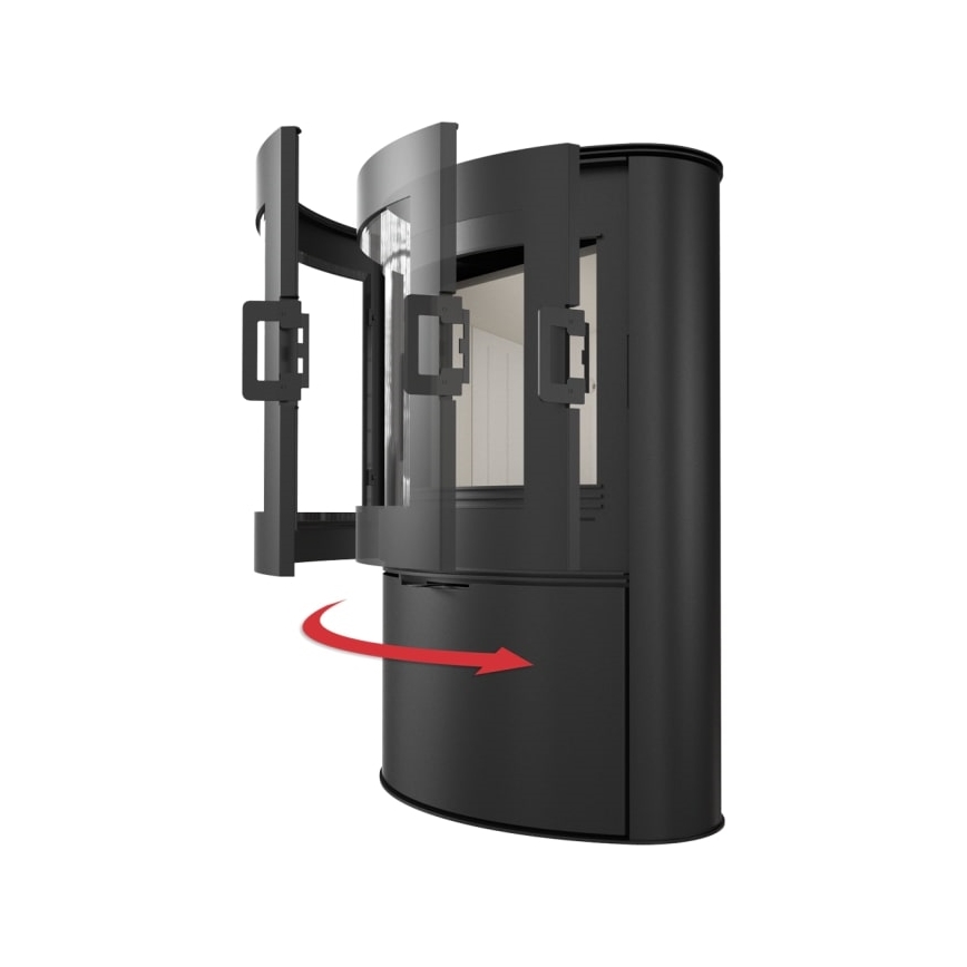 Kratki - Pejs stål 10kW 150mm