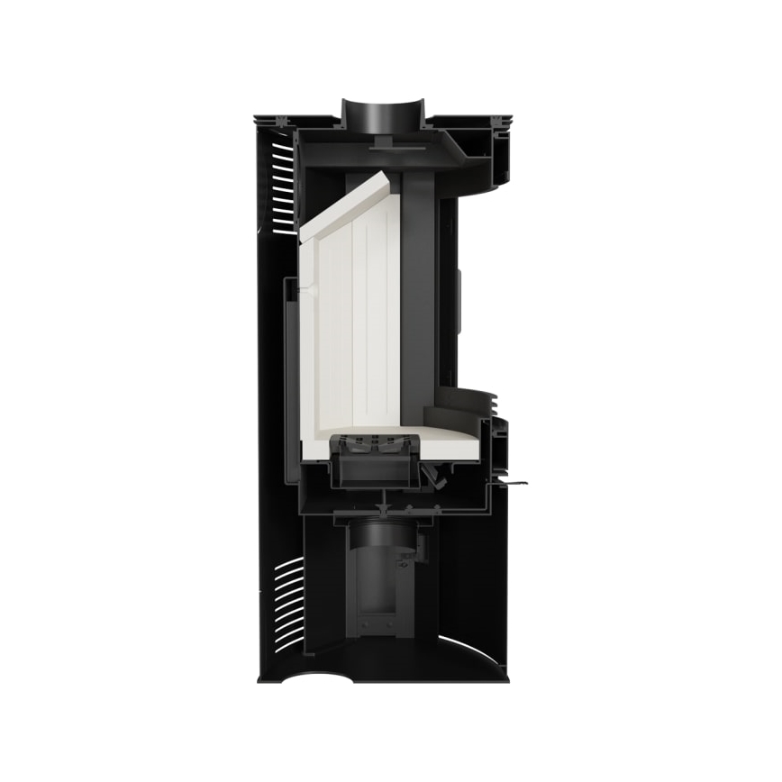 Kratki - Pejs stål 10kW 150mm