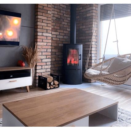 Kratki - Brændeovnsstålovn 8 kW 150 mm