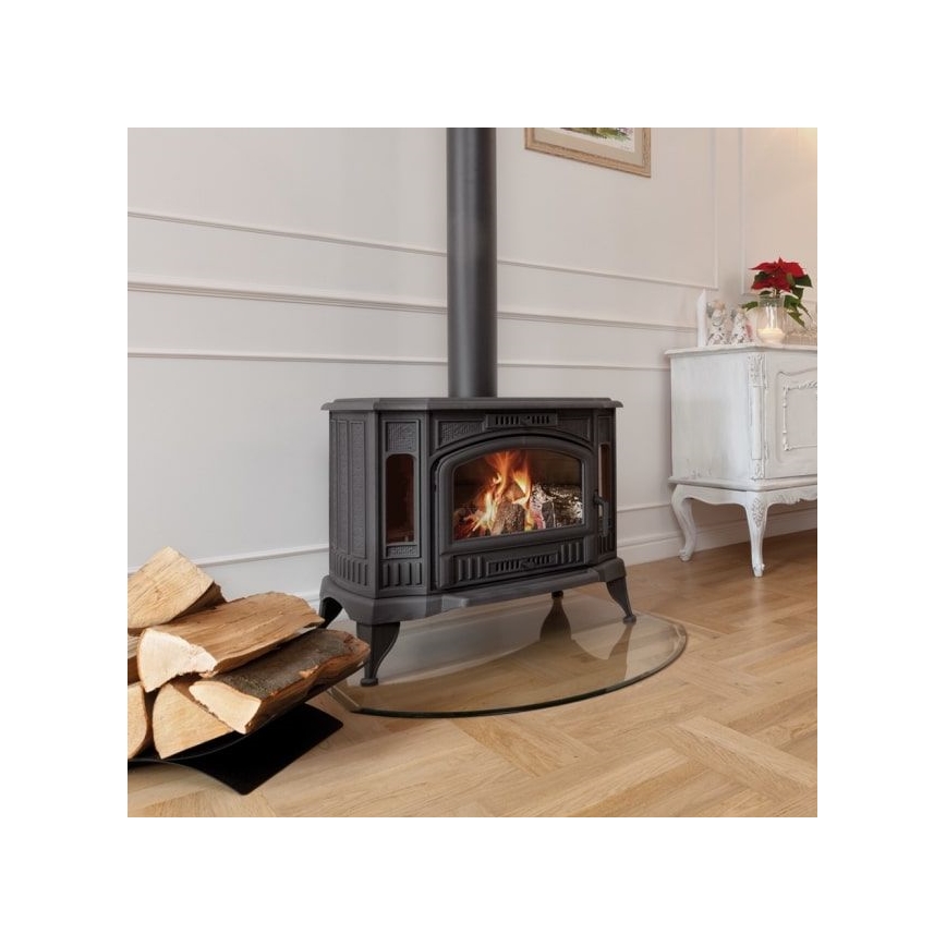 Kratki - Brændeovn i støbejern 10 kW 130 mm