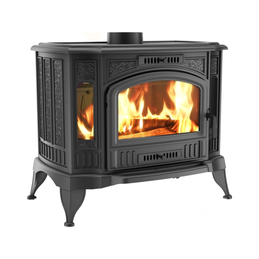Kratki - Brændeovn i støbejern 10 kW 130 mm