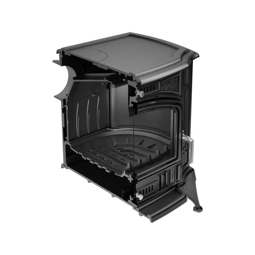 Kratki - Pejs 10kW 150 mm støbejern