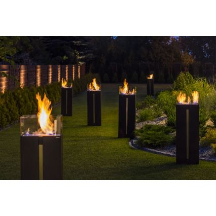 Kratki - BIO pejs 113,6x35,9 cm 2 kW sort