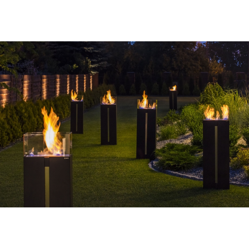 Kratki - BIO pejs 113,6x35,9 cm 2 kW sort
