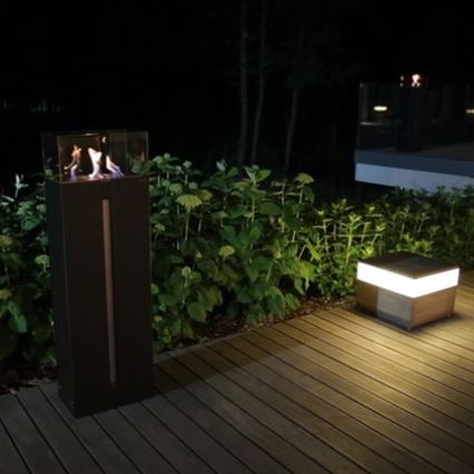Kratki - BIO pejs 113,6x35,9 cm 2 kW sort