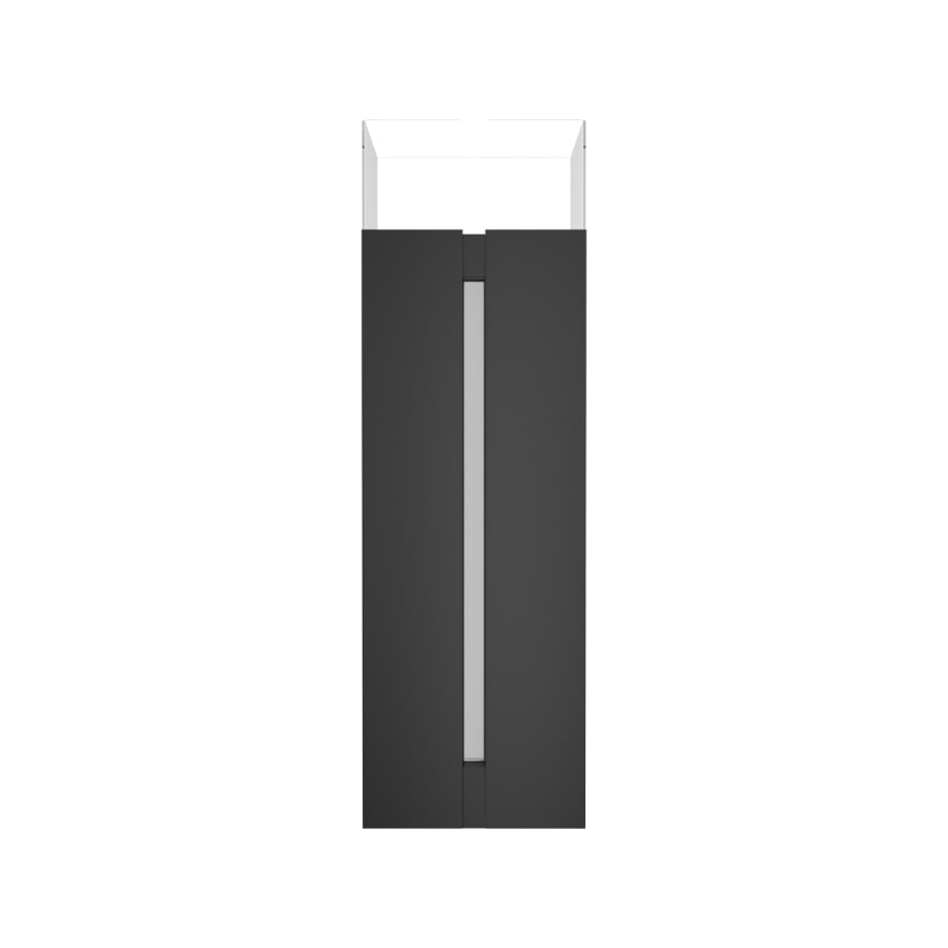 Kratki - BIO pejs 113,6x35,9 cm 2 kW sort
