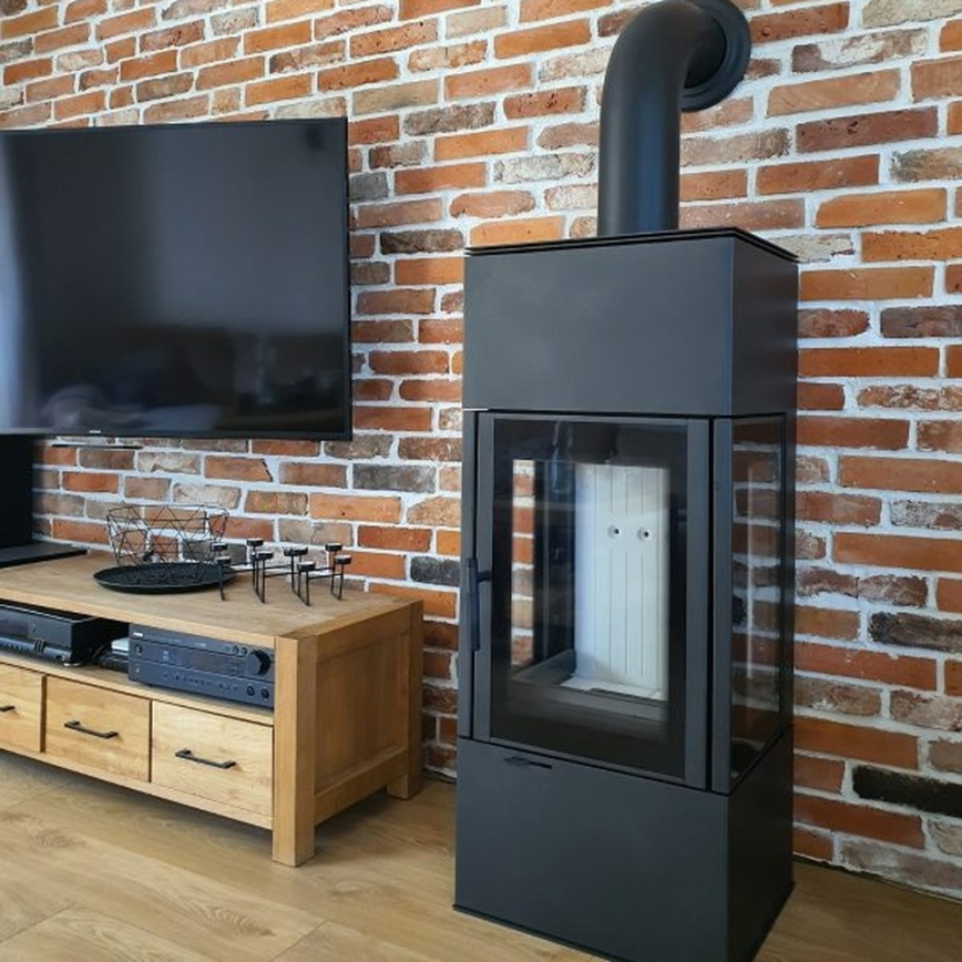 Kratki - Brændeovnsstålovn 8 kW 150 mm
