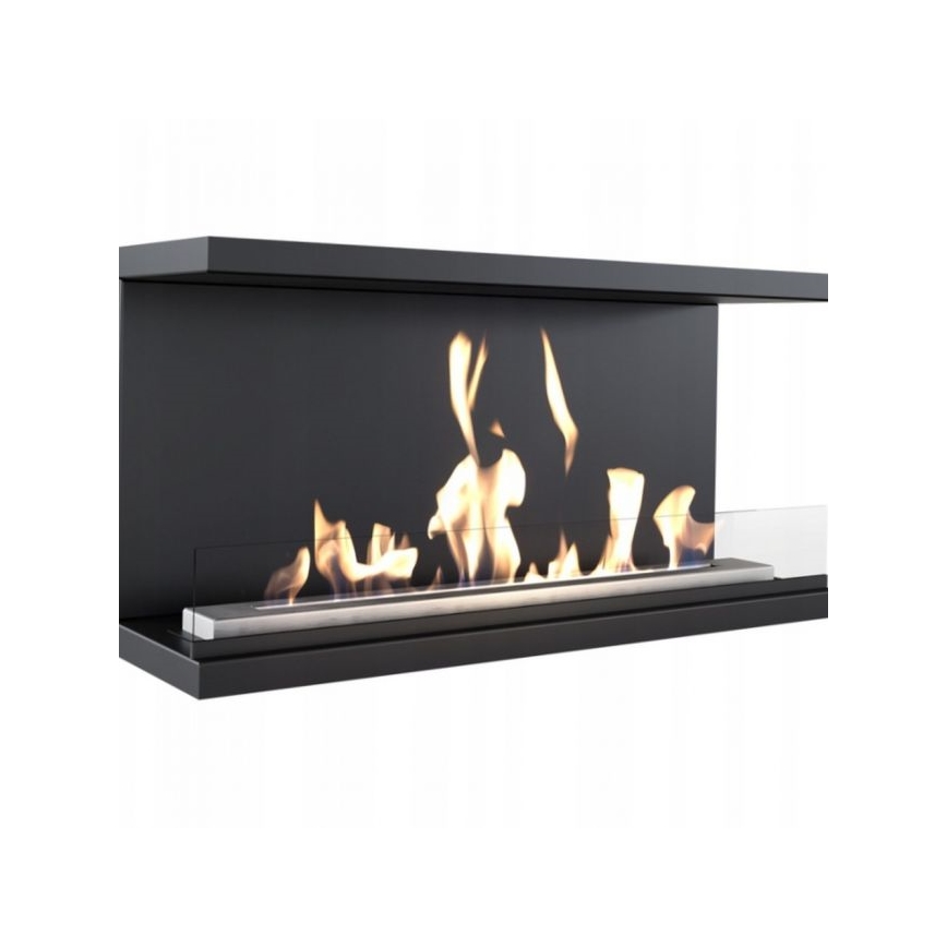 Kratki - Indbygget biopejs 50x100 cm 7kW sort