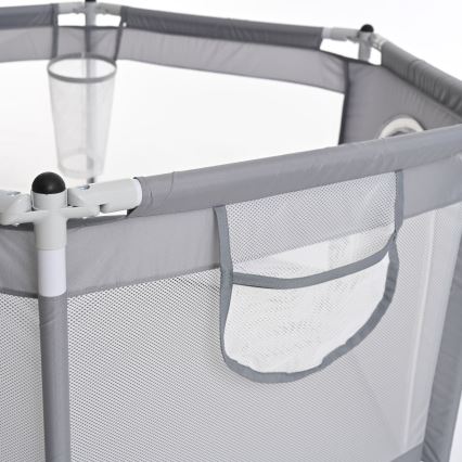 Kravlegård 120 cm grå