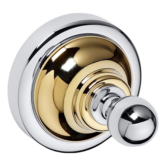 Krog 6,5 x 6,5 cm sølv/guld