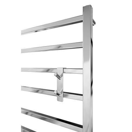 Krog til radiator INOX rustfrit stål / blank krom