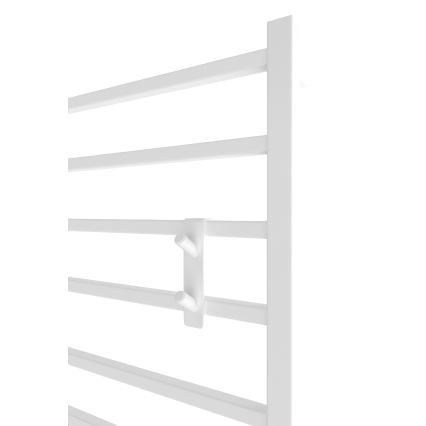 Krog til radiator INOX rustfrit stål/hvid