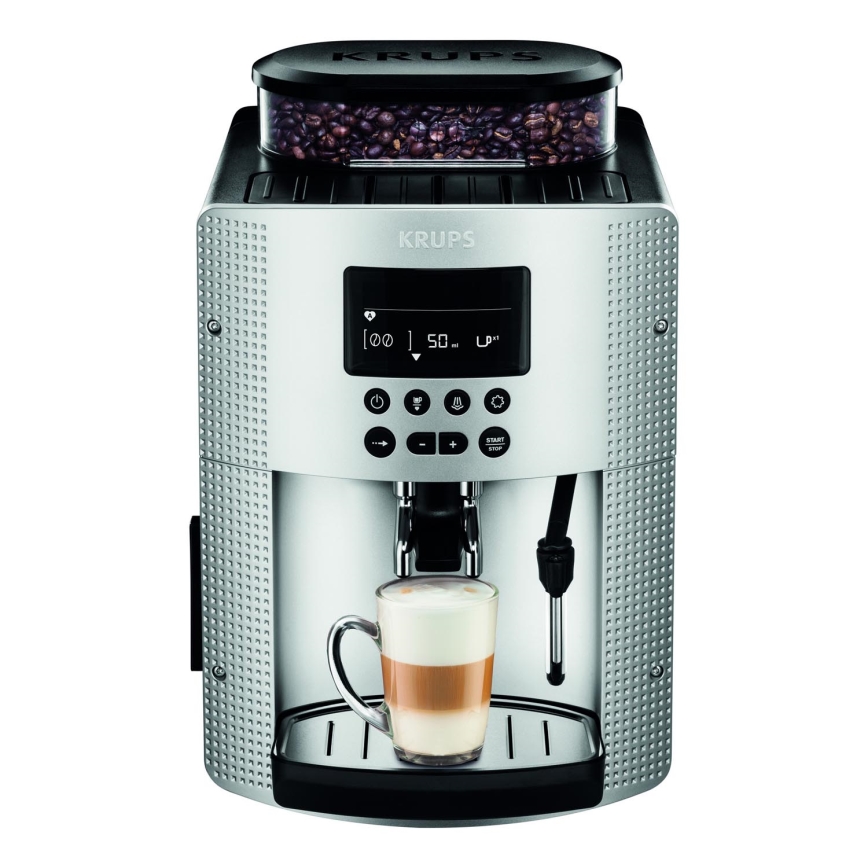 Krups - Automatisk kaffemaskine ESSENTIAL 1450W/230V sølvfarvet