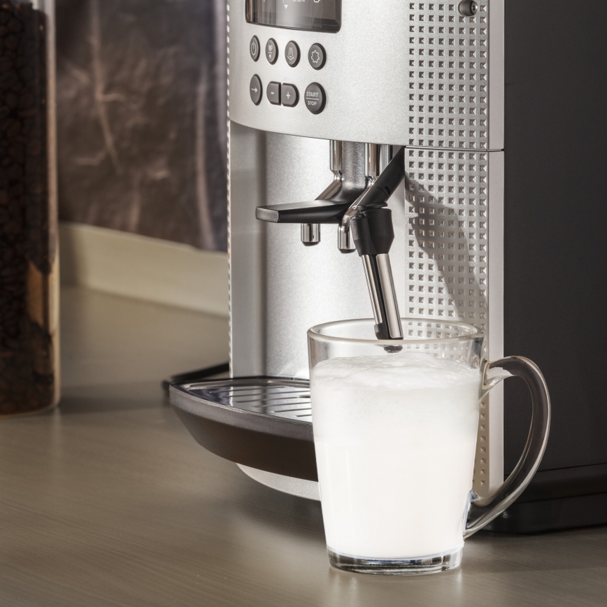 Krups - Automatisk kaffemaskine ESSENTIAL 1450W/230V sølvfarvet
