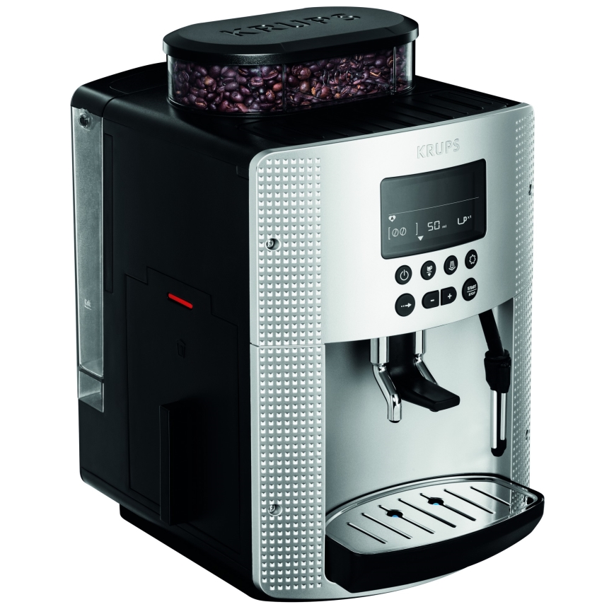 Krups - Automatisk kaffemaskine ESSENTIAL 1450W/230V sølvfarvet