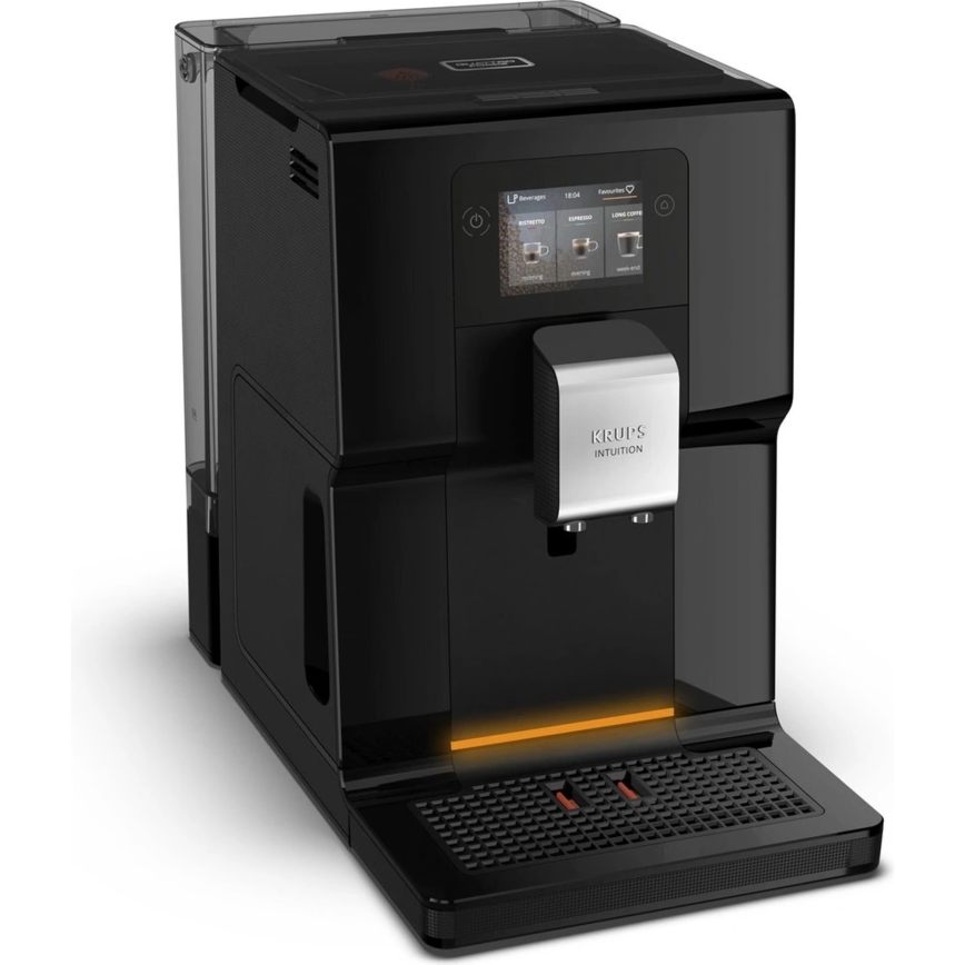 Krups - Automatisk kaffemaskine m. mælkebeholder INTUITION PREFERENCE 1450W/230V sort