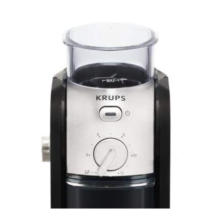 Krups - Elektrisk kaffekværn 110W/230V rustfri/sort