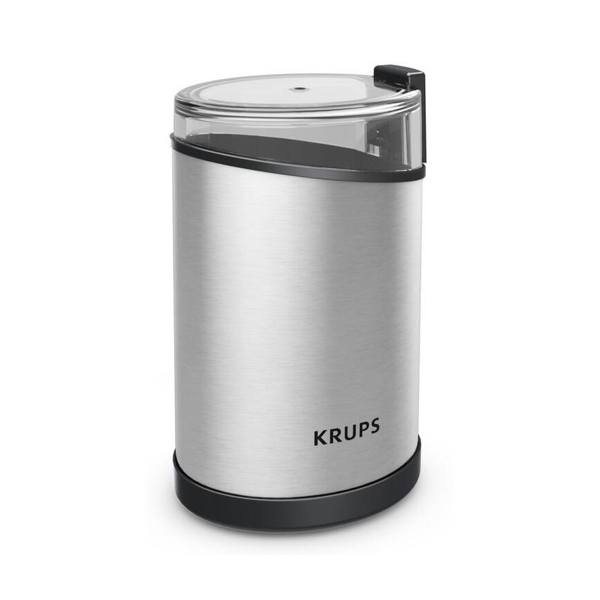 Krups - Elektrisk kaffekværn 85g FAST-TOUCH 200W/230V mat krom