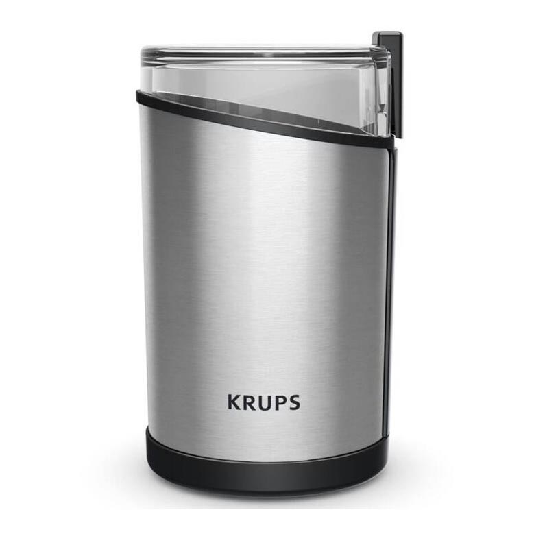 Krups - Elektrisk kaffekværn 85g FAST-TOUCH 200W/230V mat krom