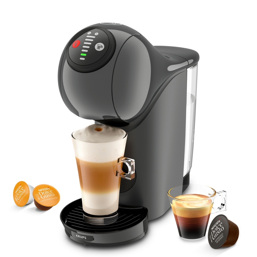 Krups - Kaffemaskine til kapsler NESCAFÉ DOLCE GUSTO GENIO S 1500W antracit