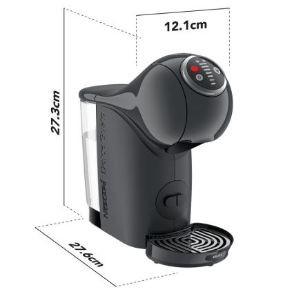 Krups - Kaffemaskine til kapsler NESCAFÉ DOLCE GUSTO GENIO S 1500W antracit