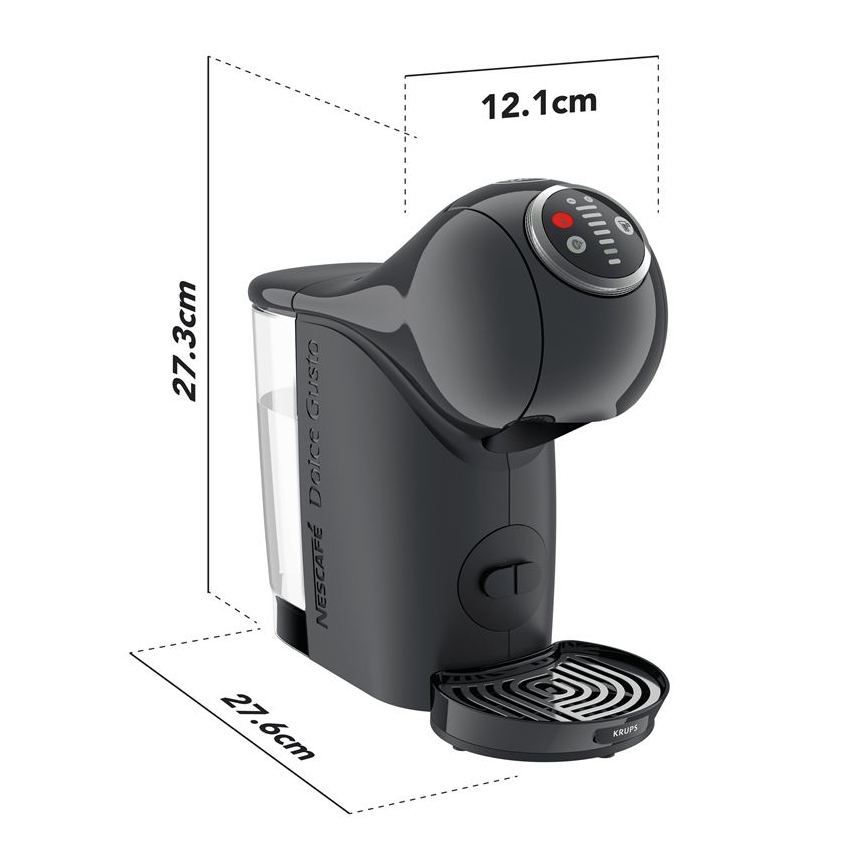 Krups - Kaffemaskine til kapsler NESCAFÉ DOLCE GUSTO GENIO S 1500W antracit