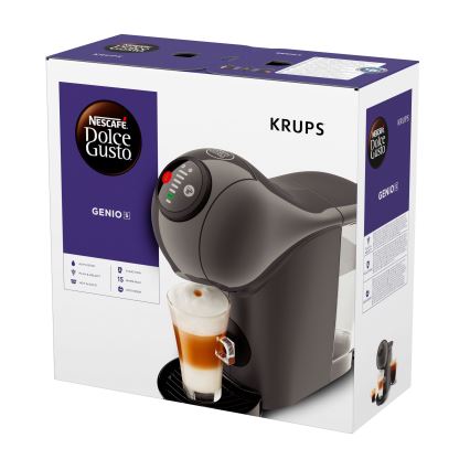 Krups - Kaffemaskine til kapsler NESCAFÉ DOLCE GUSTO GENIO S 1500W antracit