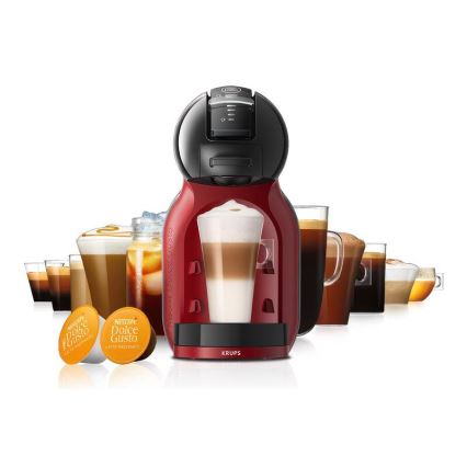 Krups - Kaffemaskine til kapsler NESCAFÉ DOLCE GUSTO MINI ME 1500W/230V rød/sort