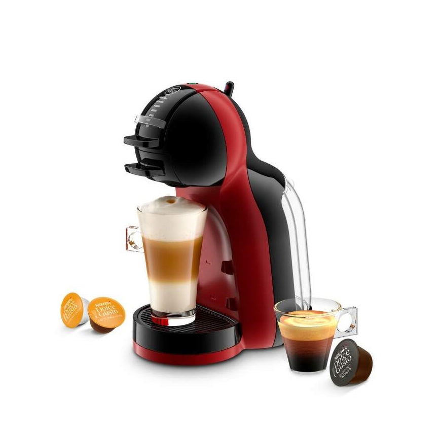 Krups - Kaffemaskine til kapsler NESCAFÉ DOLCE GUSTO MINI ME 1500W/230V rød/sort