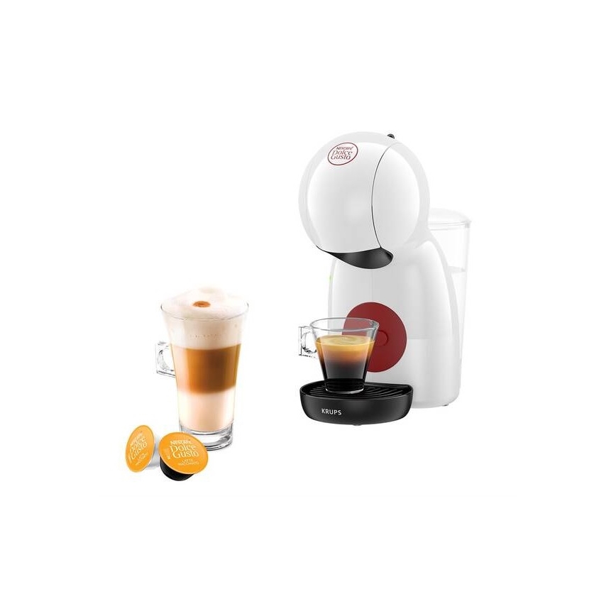 Krups - Kaffemaskine til kapsler NESCAFÉ DOLCE GUSTO PICCOLO XS 1600W hvid