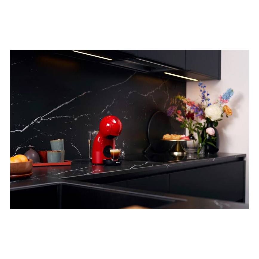 Krups - Kaffemaskine til kapsler NESCAFÉ DOLCE GUSTO PICCOLO XS 1600W rød