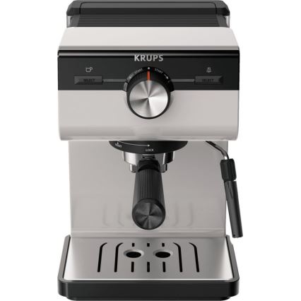 Krups - Kaffemaskine til to kopper AUTHENTIC 1450W/230V grå
