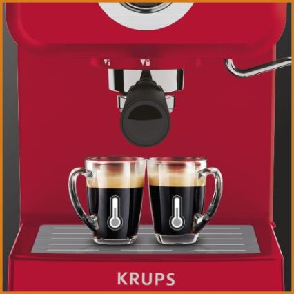 Krups - Manuel espressomaskine OPIO 1140W/230V