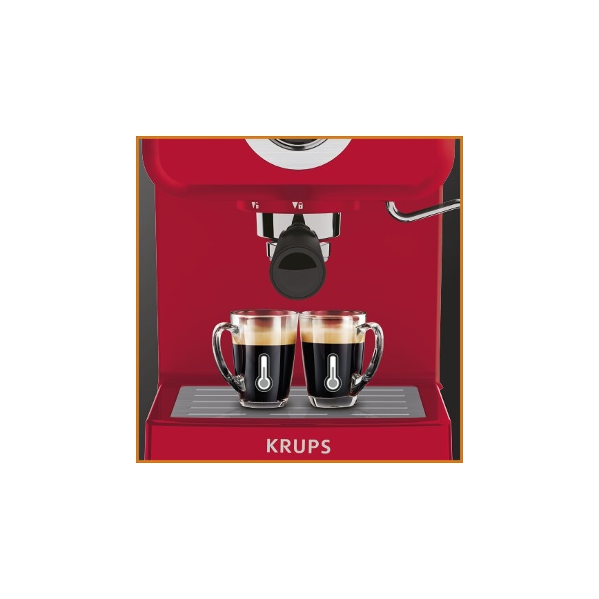 Krups - Manuel espressomaskine OPIO 1140W/230V