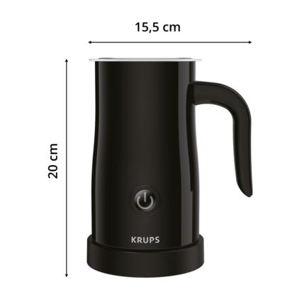 Krups - Mælkeskummer 300ml sort