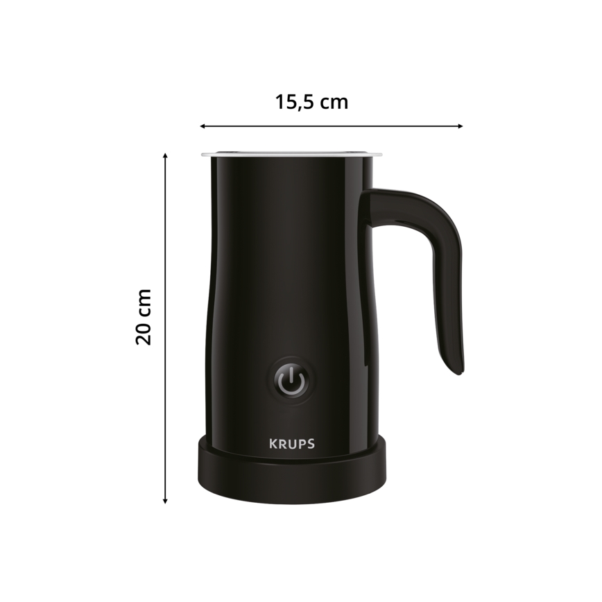 Krups - Mælkeskummer 300ml sort