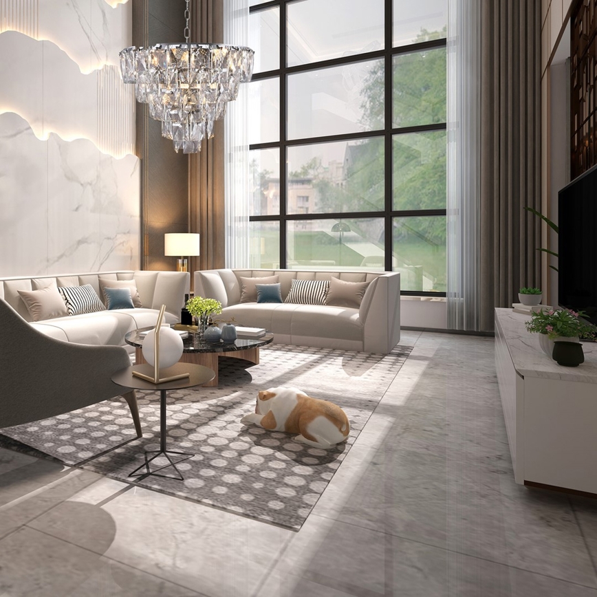 Krystal kædelysekrone CHELSEA 6xE14/40W/230V