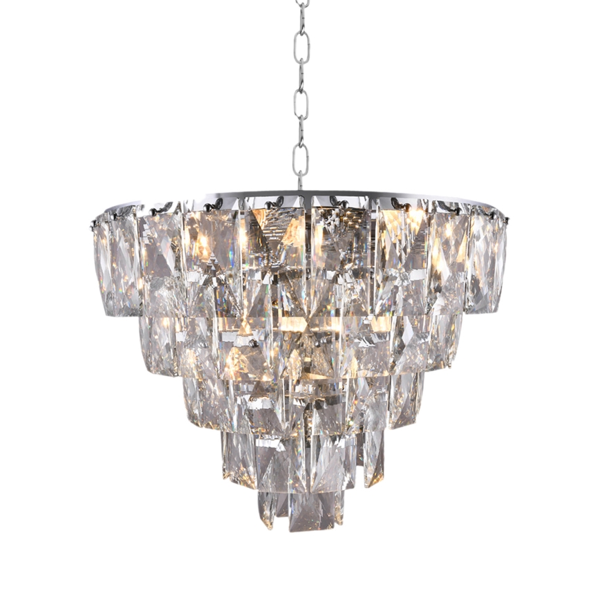 Krystal kædelysekrone CHELSEA 6xE14/40W/230V