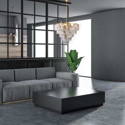 Krystal kædelysekrone CHELSEA 6xE14/40W/230V