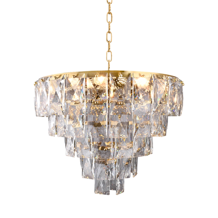 Krystal kædelysekrone CHELSEA 6xE14/40W/230V