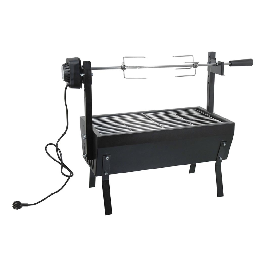 Kulgrill med motor 4W/230V sort