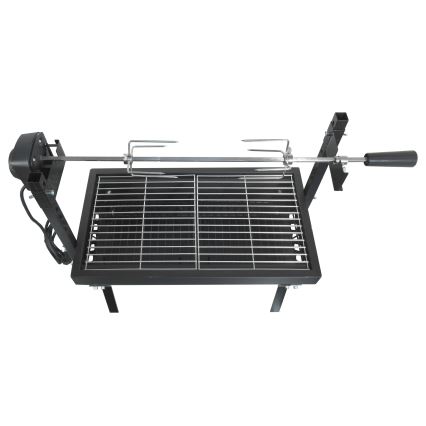 Kulgrill med motor 4W/230V sort